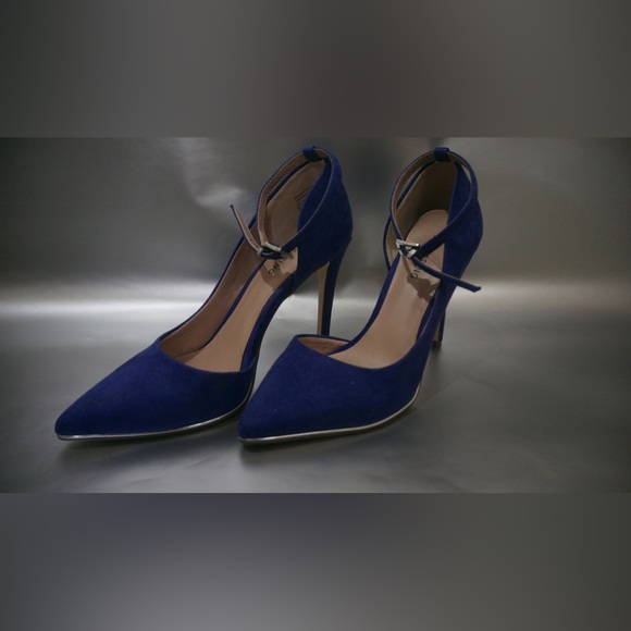 Call It Spring heels, size 6.5, blue, used - Picture 1 of 4